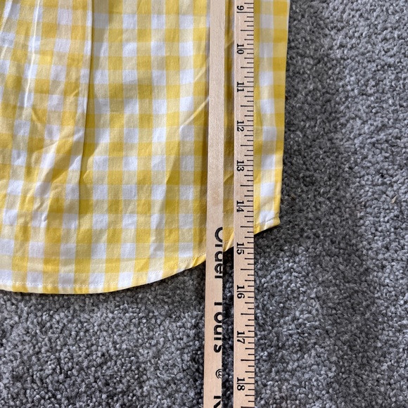 Rugged butts shirt boys 2T yellow white button down checkered plaid classic - Picture 9 of 9